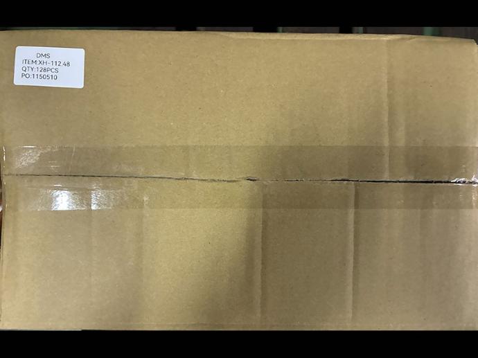 Outer Packaging box with DMS CNC Machining Parts Shipping Info Label