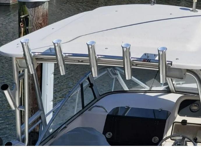 5 Rod Fishing Rod Rack for Boats